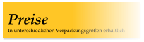 In unterschiedlichen Verpackungsgrößen erhältlich Preise